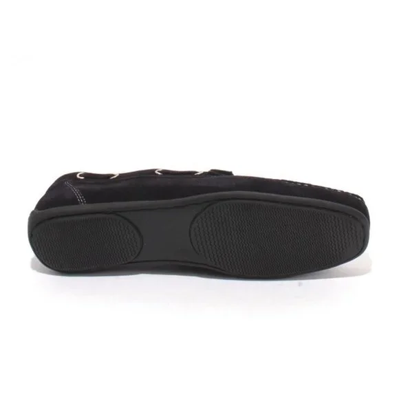 Italian ALTEMBERG 503a Navy Suede Leather Moccasins Loafers